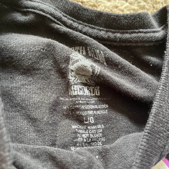 Death Row Records Men L-Shirt Large Black Logo Graphic Print Short Sleeve Tee - Picture 4 of 6